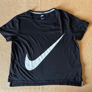 Nike Women’s Black and White Logo Tee